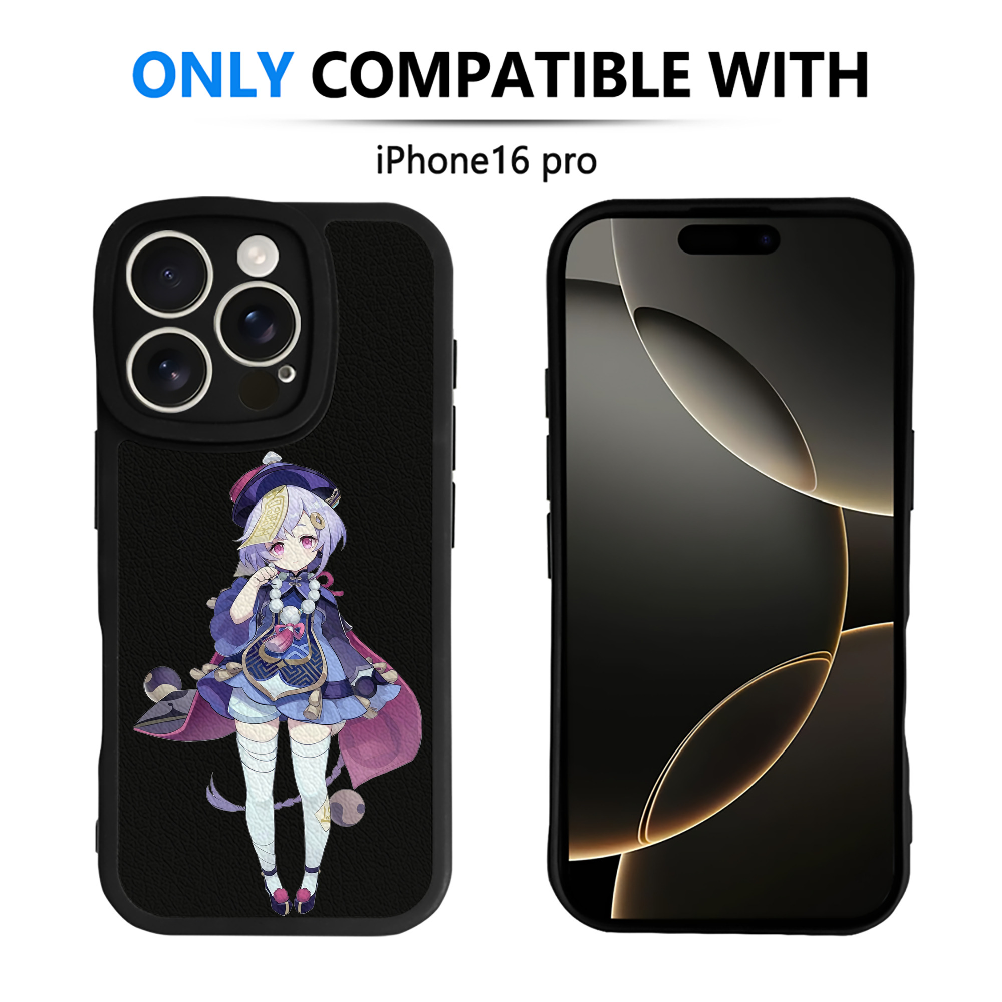 げんし神 七七 なな  genshin Nana 【iPhone 16シリーズ対応】シリコンスマホケース（レザー調） 材質：シリコン